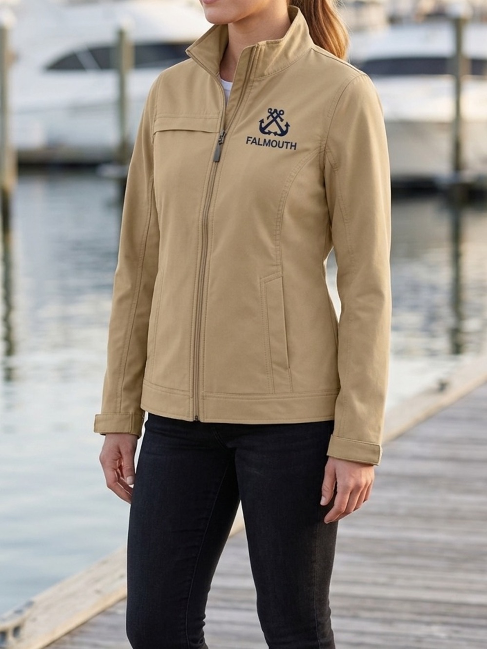 NWOT Charles River Apparel Women’s Full-Zip Dockside Jacket – Size Small
